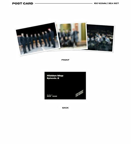 ATEEZフォトブックTREASURE : Hidden Map Package ATEEZ TREASURE HIDDEN MAP PACKAGE 2 PHOTO BOOK SET - Kpop USA